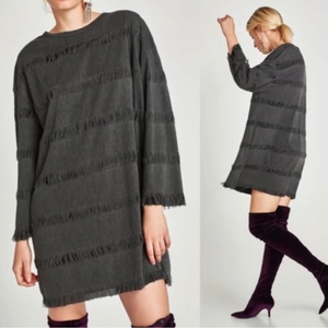 Zara Dark Grey‎ Womans Dress. Size Small